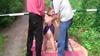 Girls Get Humiliated And Hogtied In Outdoor Sex Scene