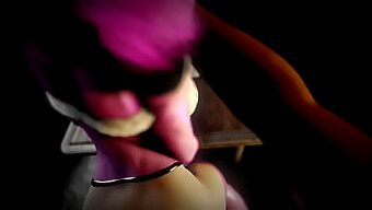 Big Tits And Pink Hair Come Together In A Steamy Detective Encounter