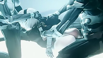 Großer Arsch 2b Nimmt Eine Große Ladung In Diesem Nier Automata Pornovideo