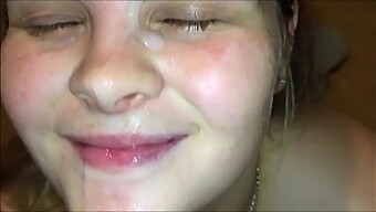 Blowjob And Cum Facial: Young Girl Gets Caught On Camera