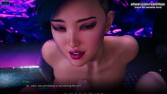 Asiatische 18+ Teenagerin Bekommt Einen Riesigen Schwanz Und Gibt Einen Blowjob In Meinen Sexiesten Gameplay-Momenten