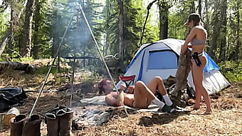 Blondes And Brunettes Enjoy A Nude Camping Trip In Alaska