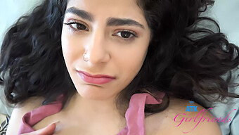 Watch This Stunning Latina Girl Angel Gostosa Give A Blowjob And Footjob To An Asian Guy (Pov)