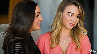 Abigail Mac And Zoey Taylor Team Up For A Steamy Lesbian Encounter