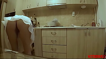 Sneaking On My Step Sister'S Big Tits In The Kitchen