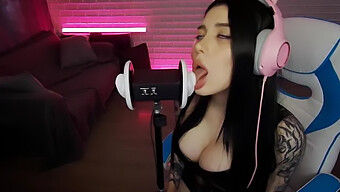 เลียและดูดเสียงของ Asmr 3dio Ear Fetish