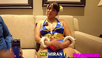 Liz Neko Nya'Nın Chun-Li Ile Duyusal Cosplay Oyun Buluşması.