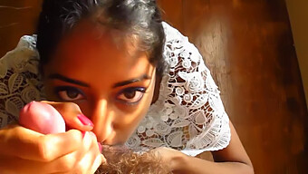 Horny Indian Babe Gives A Mind-Blowing Blowjob