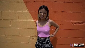 Die Vollbusige Asiatische Teenagerin Lulu Chu Wird In Diesem Casting-Video Geleckt Und Gefickt