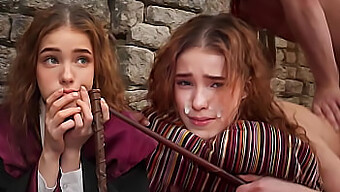 Hermione'S Magical Mishap Leads To Intense Oral And Vaginal Action