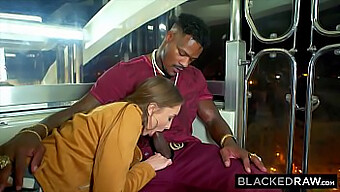 Blackedraw Brunette Enjoys Intense Domination By Big Black Cock