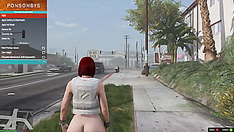 Sensuell Nakendame I Gtav