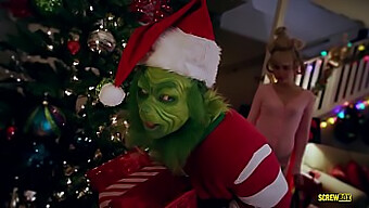 The Grinch In Lingerie: A Pornstar Masturbation Fantasy