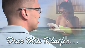 Mia Khalifa的大天然乳房和大黑屌让她陷入困境