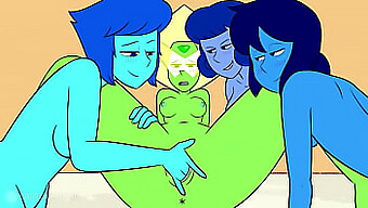 Steven Universe Har Gruppesex Med Peridot Og Vennene Hennes.