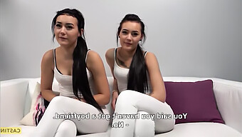 Big-Titted Twins In A Casting